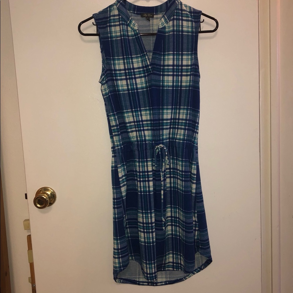 Lili Rose XS Blue with white and turquoise dress